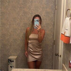 Elegant Tan Dress